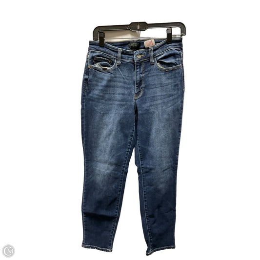 Jeans Boyfriend By Judy Blue In Blue Denim, Size: 4