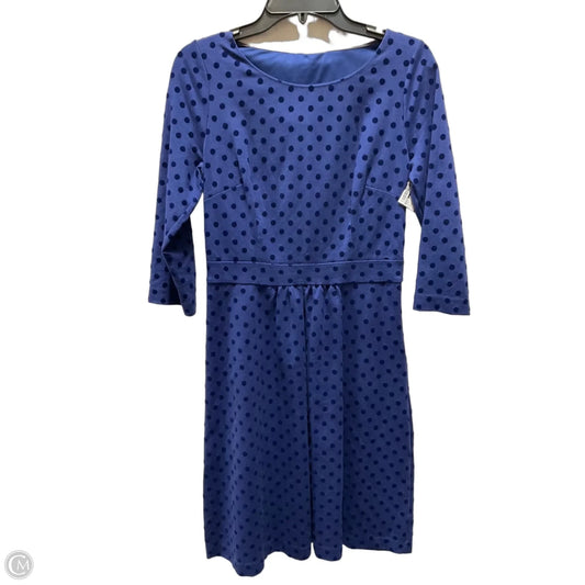 Dress Casual Midi By Boden In Blue, Size: M