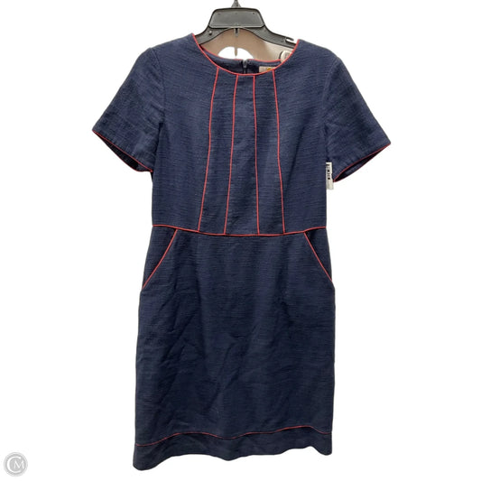 Dress Casual Midi By Boden In Navy, Size: M