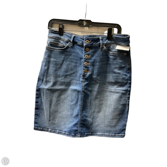 Skirt Mini & Short By J. Jill In Blue Denim, Size: 10