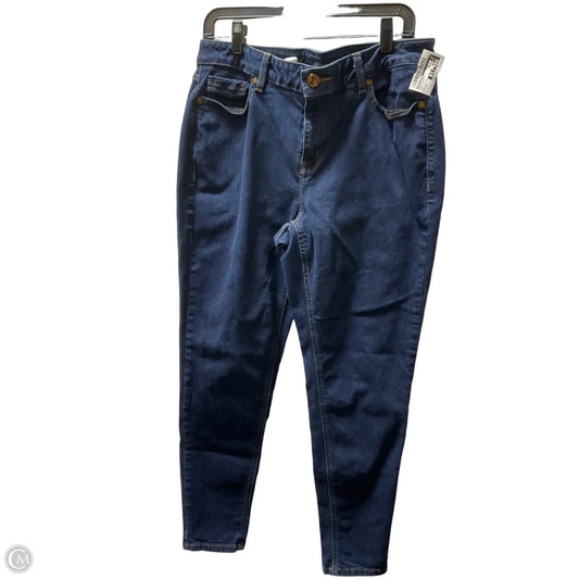 Jeans Skinny By Lane Bryant In Blue Denim, Size: 14
