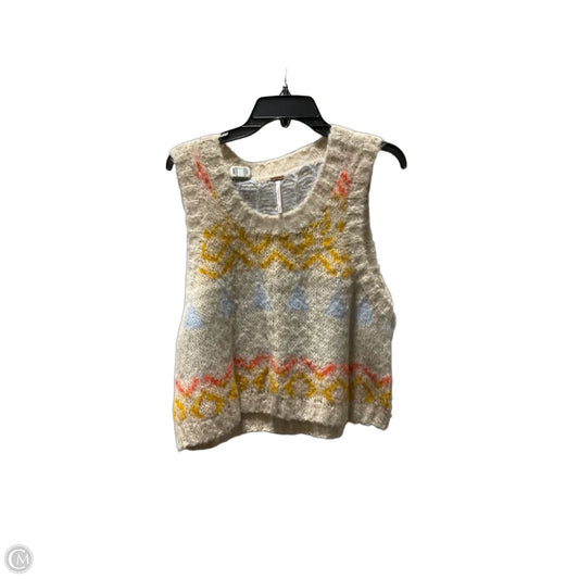 Vest Sweater By Free People In Multi-colored, Size: M