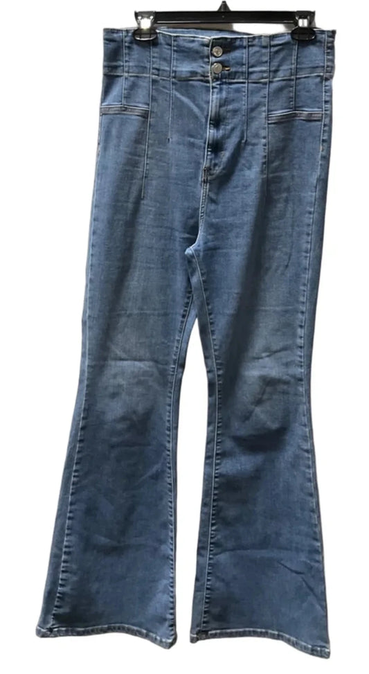 Jeans Flared By We The Free In Blue Denim, Size: 12