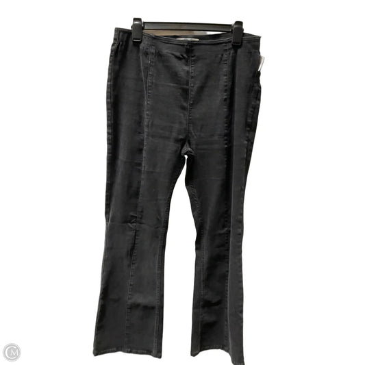 Jeans Flared By We The Free In Black Denim, Size: 12
