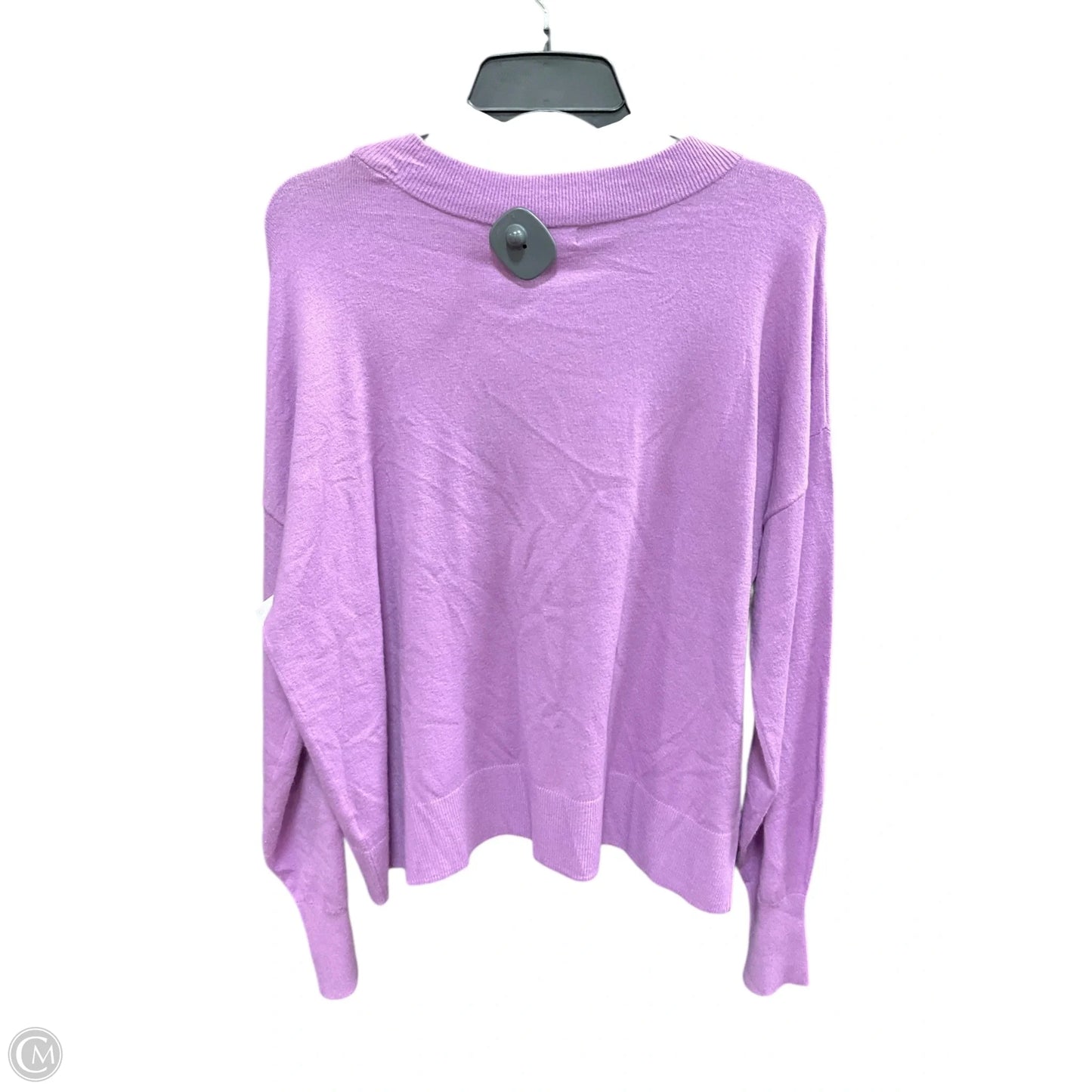 Cardigan By Halogen In Purple, Size: Xl