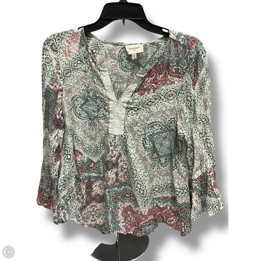 Top Long Sleeve By Haute Hippie In Multi-colored, Size: Xs
