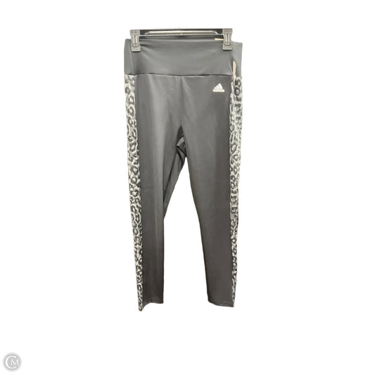 Athletic Leggings By Adidas In Black, Size: M