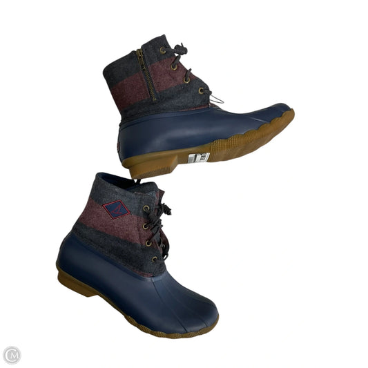 Boots Snow By Sperry In Blue, Size: 9