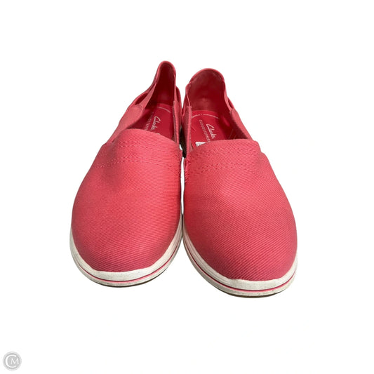 Shoes Sneakers By Clarks In Pink, Size: 10