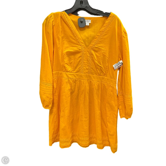 Dress Casual Midi By J. Crew In Yellow, Size: S