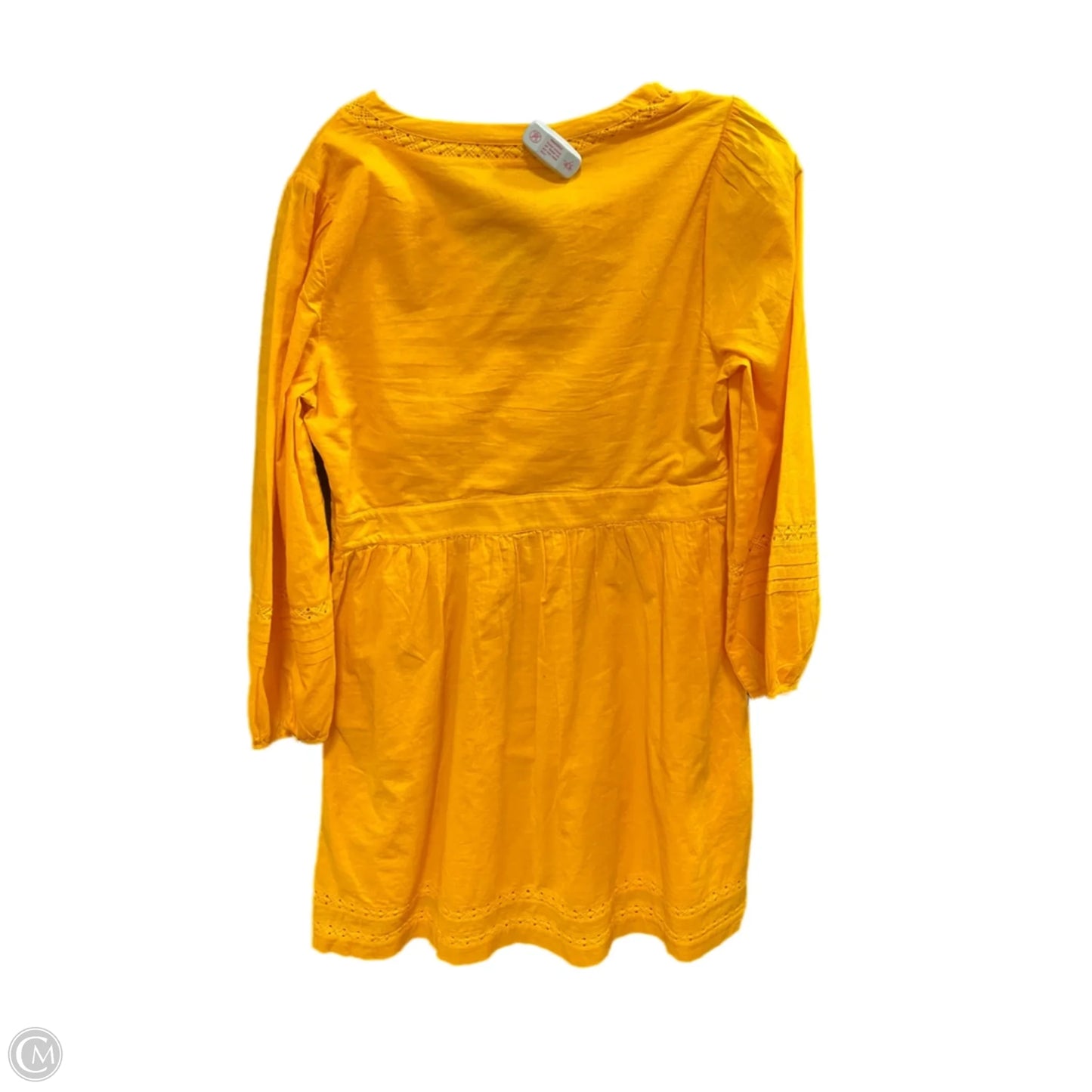 Dress Casual Midi By J. Crew In Yellow, Size: S