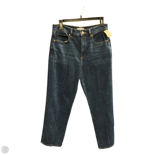 Jeans Straight By Loft In Blue Denim, Size: 8