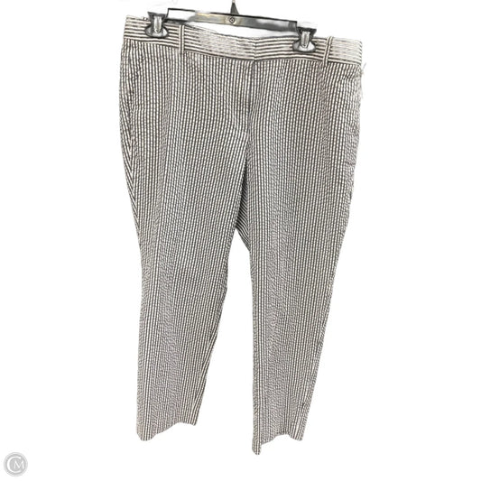 Capris By J. Crew In Striped Pattern, Size: 12