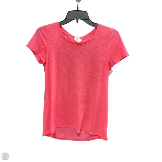 Top Short Sleeve Designer By Lilly Pulitzer In Pink, Size: Xs