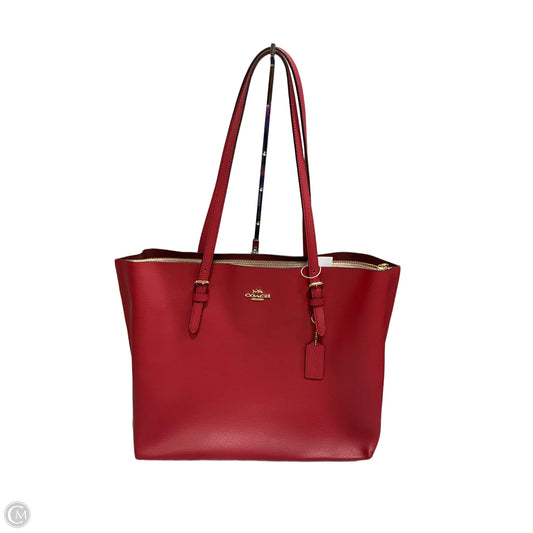 Tote Designer By Coach, Size: Medium
