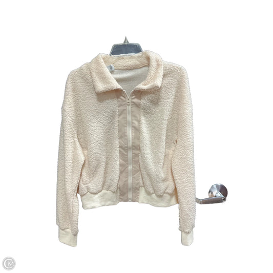 Cardigan By Clothes Mentor In Cream, Size: L
