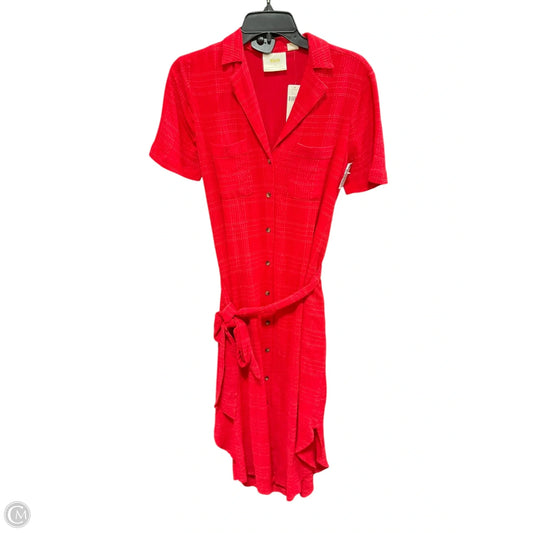 Dress Casual Midi By Maeve In Red, Size: Xs