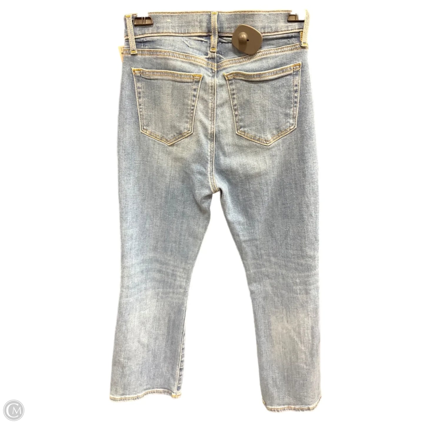 Jeans Straight By Loft In Blue Denim, Size: 0