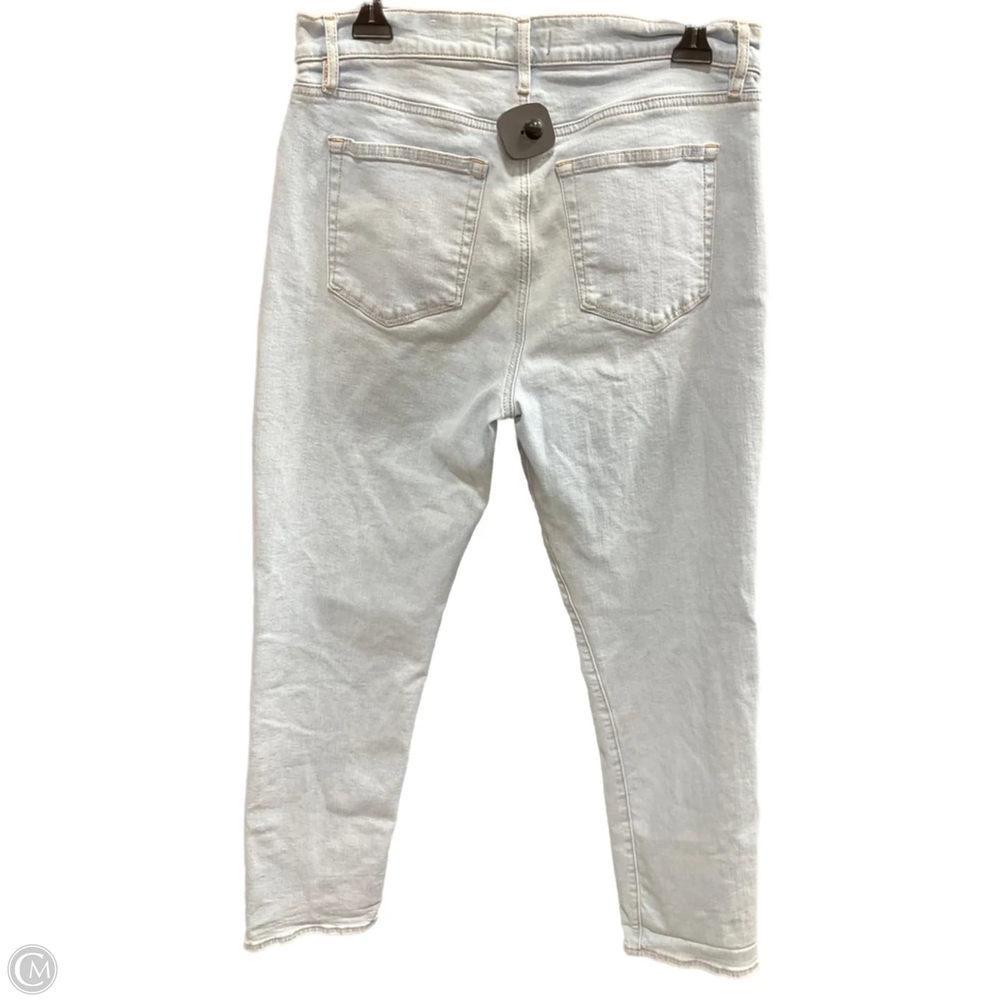 Jeans Straight By Loft In Blue Denim, Size: 8
