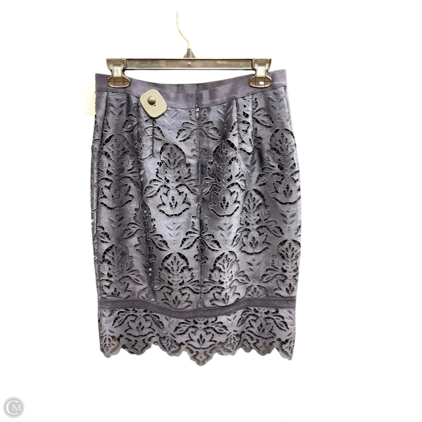 Skirt Midi By Ann Taylor In Navy, Size: 4