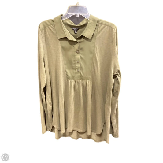 Top Long Sleeve By Lucky Brand In Green, Size: L