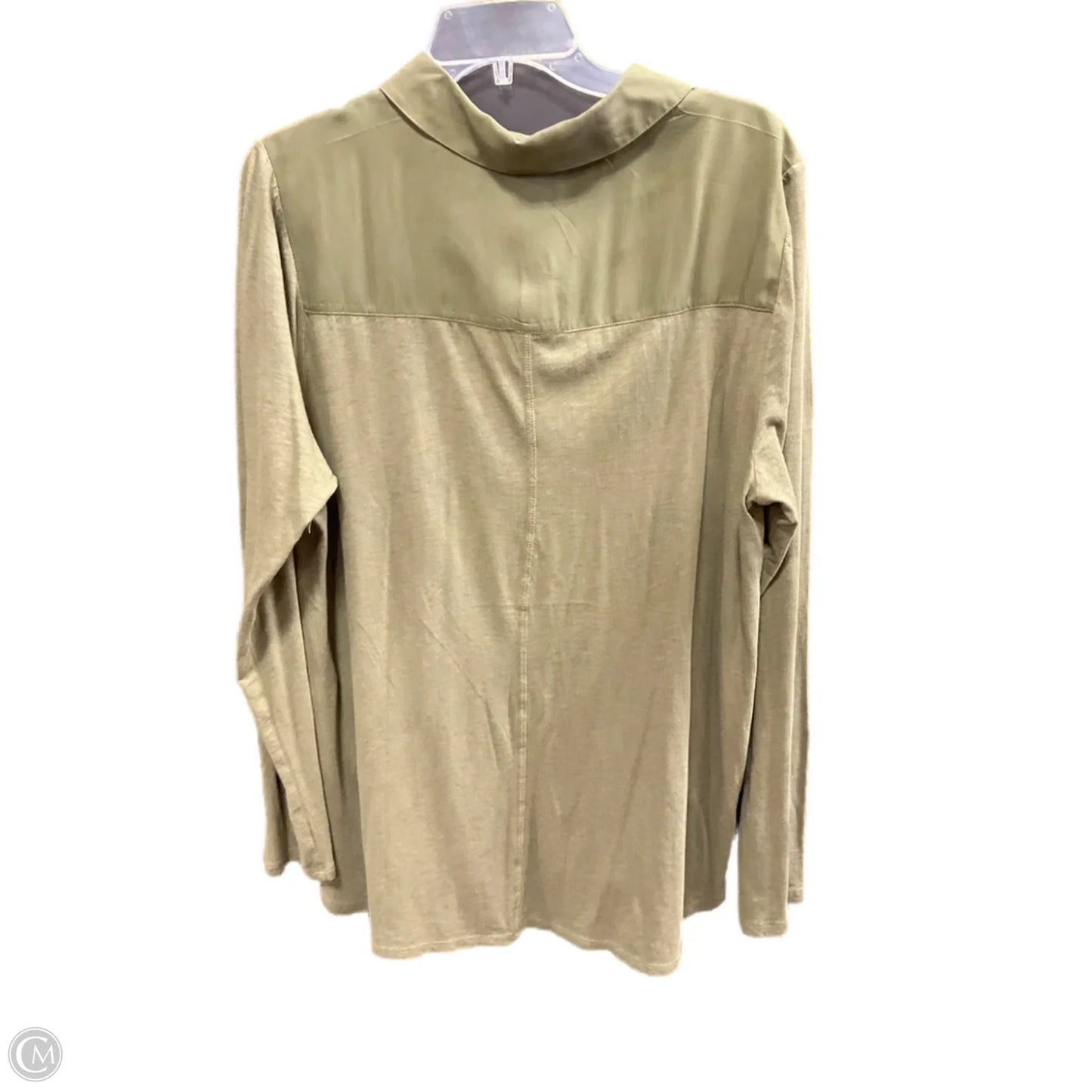 Top Long Sleeve By Lucky Brand In Green, Size: L