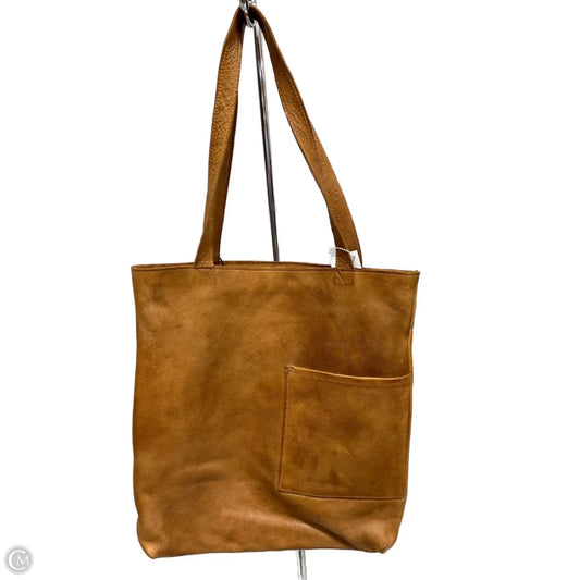 Handbag Leather By Cma, Size: Large