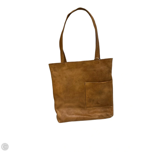 Handbag Leather By Cma, Size: Large