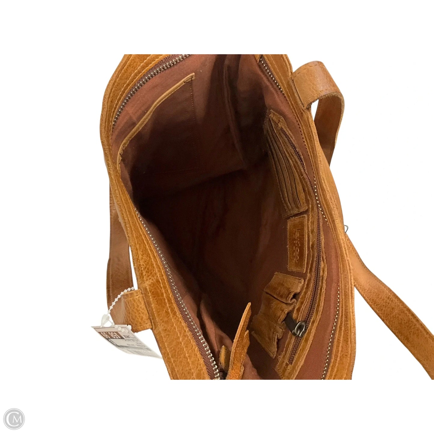 Handbag Leather By Cma, Size: Large