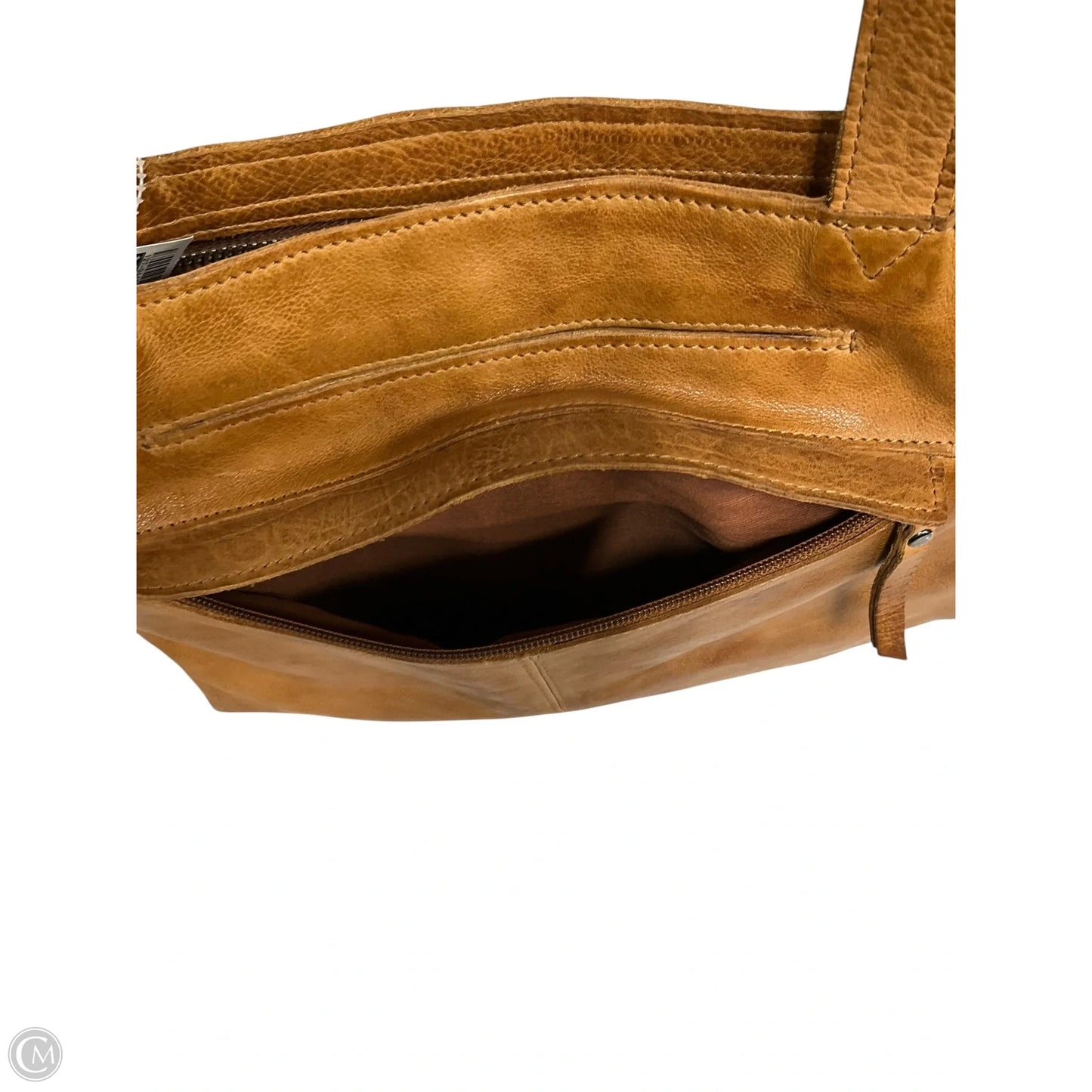 Handbag Leather By Cma, Size: Large