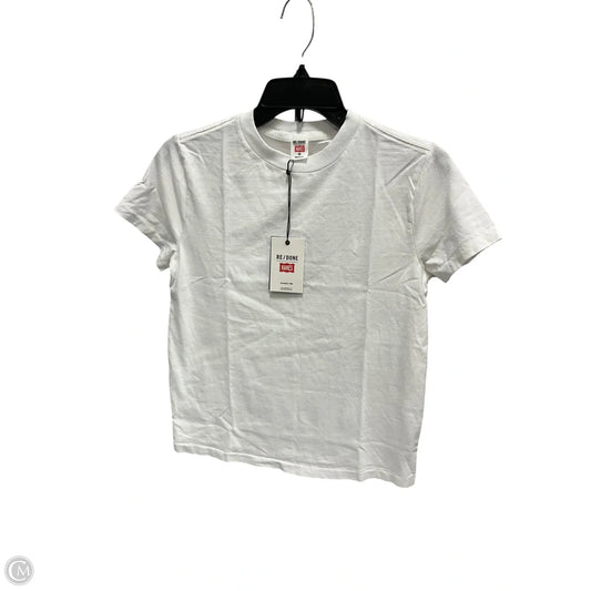 Top Short Sleeve Basic By Cma In White, Size: Xs