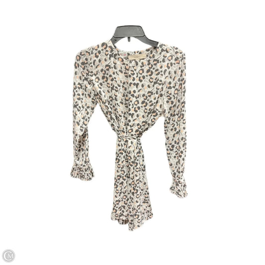 Dress Casual Midi By Loft In Animal Print, Size: Xsp