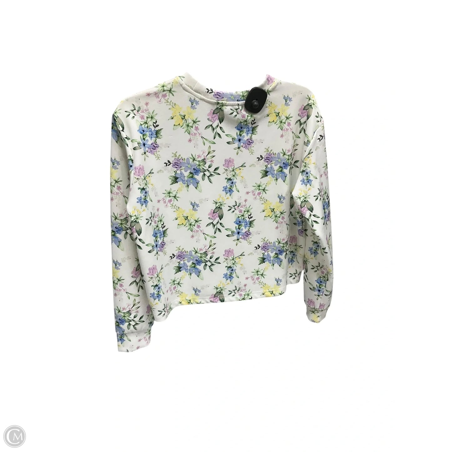 Top Long Sleeve By Workshop In Floral Print, Size: Xs