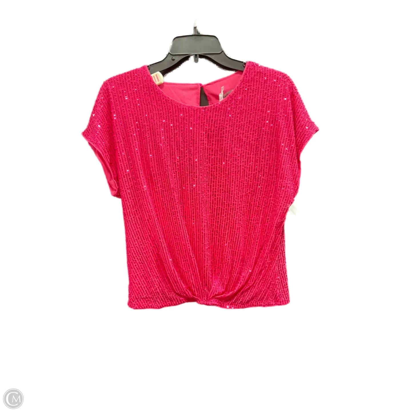 Top Short Sleeve By Grace Karin In Pink, Size: M