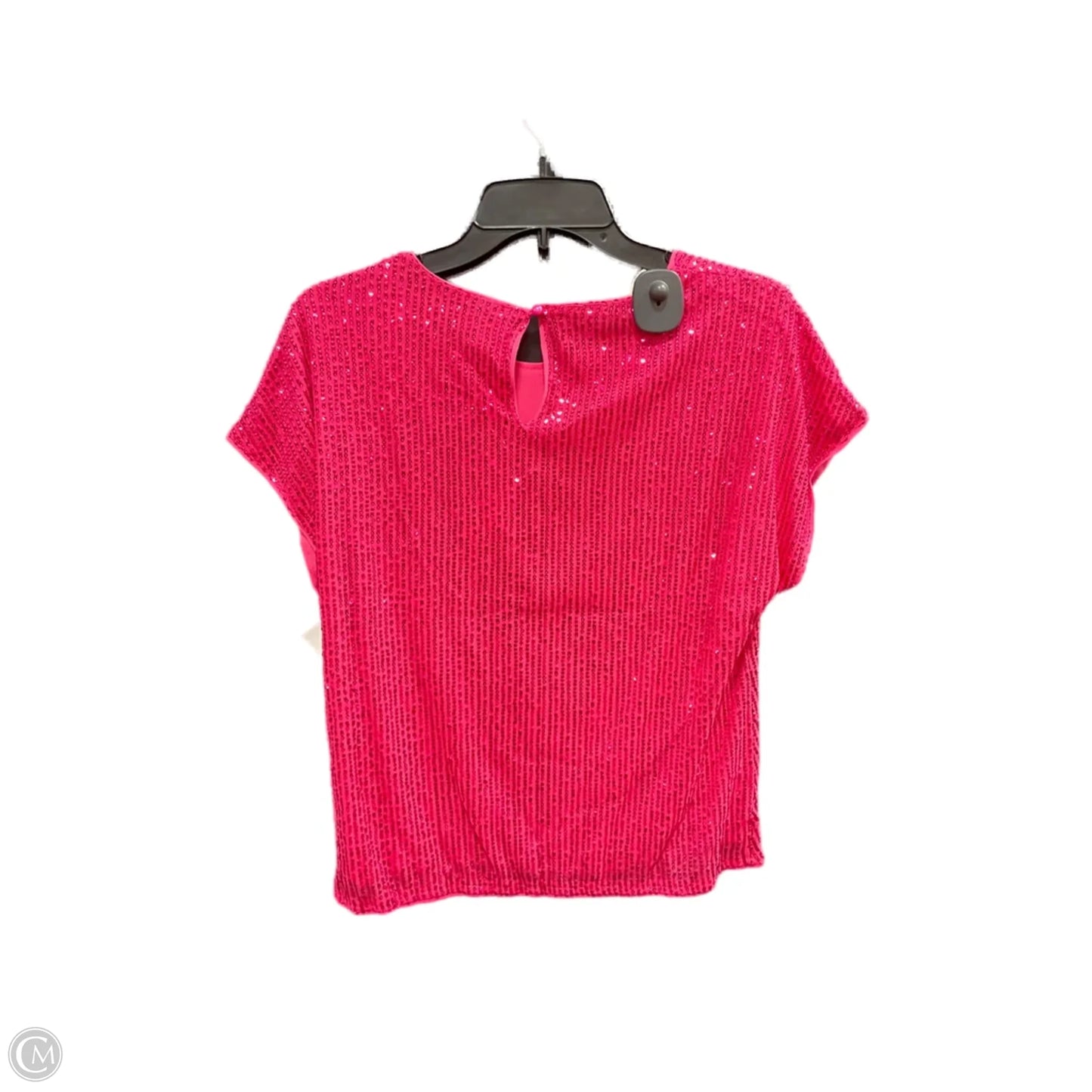 Top Short Sleeve By Grace Karin In Pink, Size: M