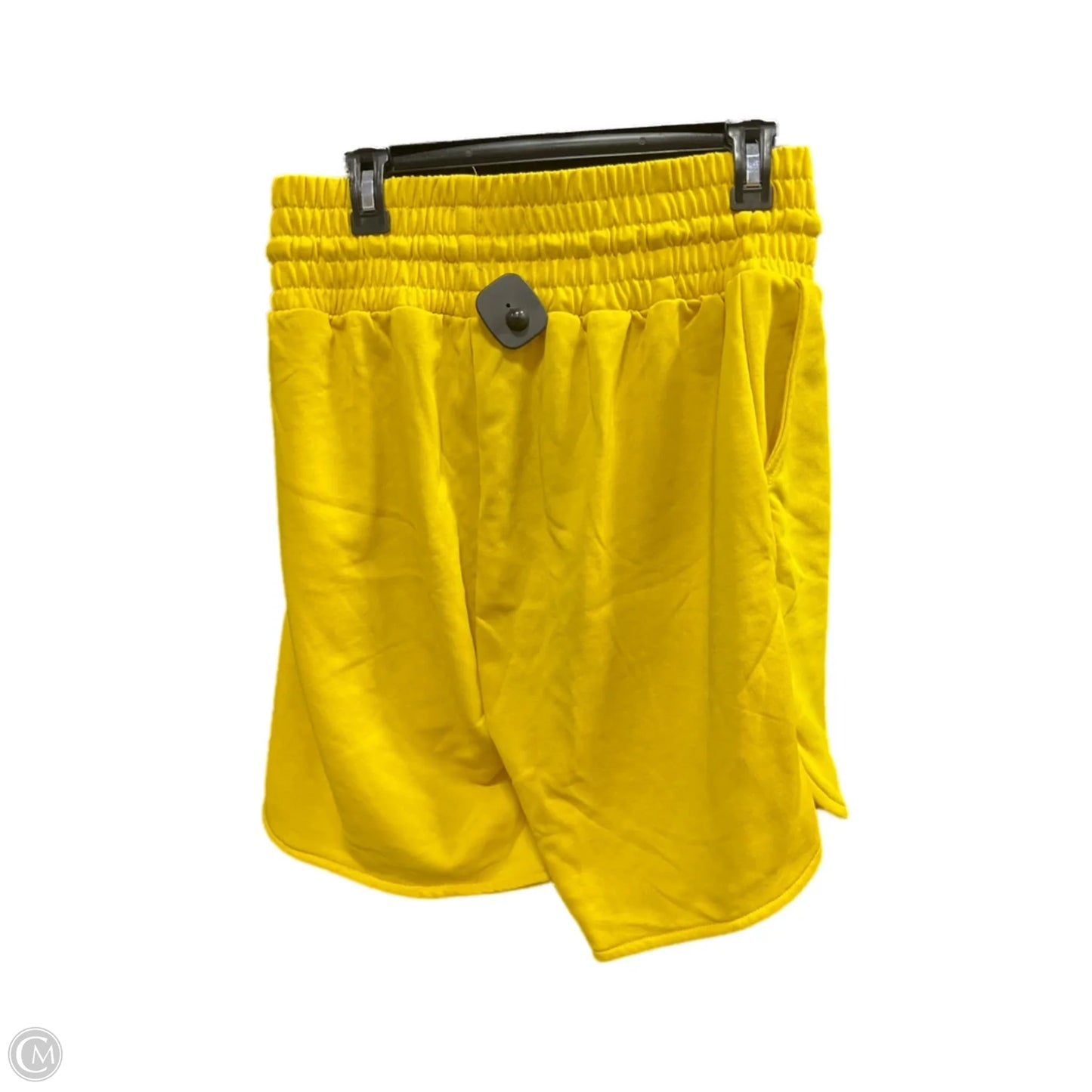 Athletic Shorts By Ashley Stewart In Yellow, Size: 14