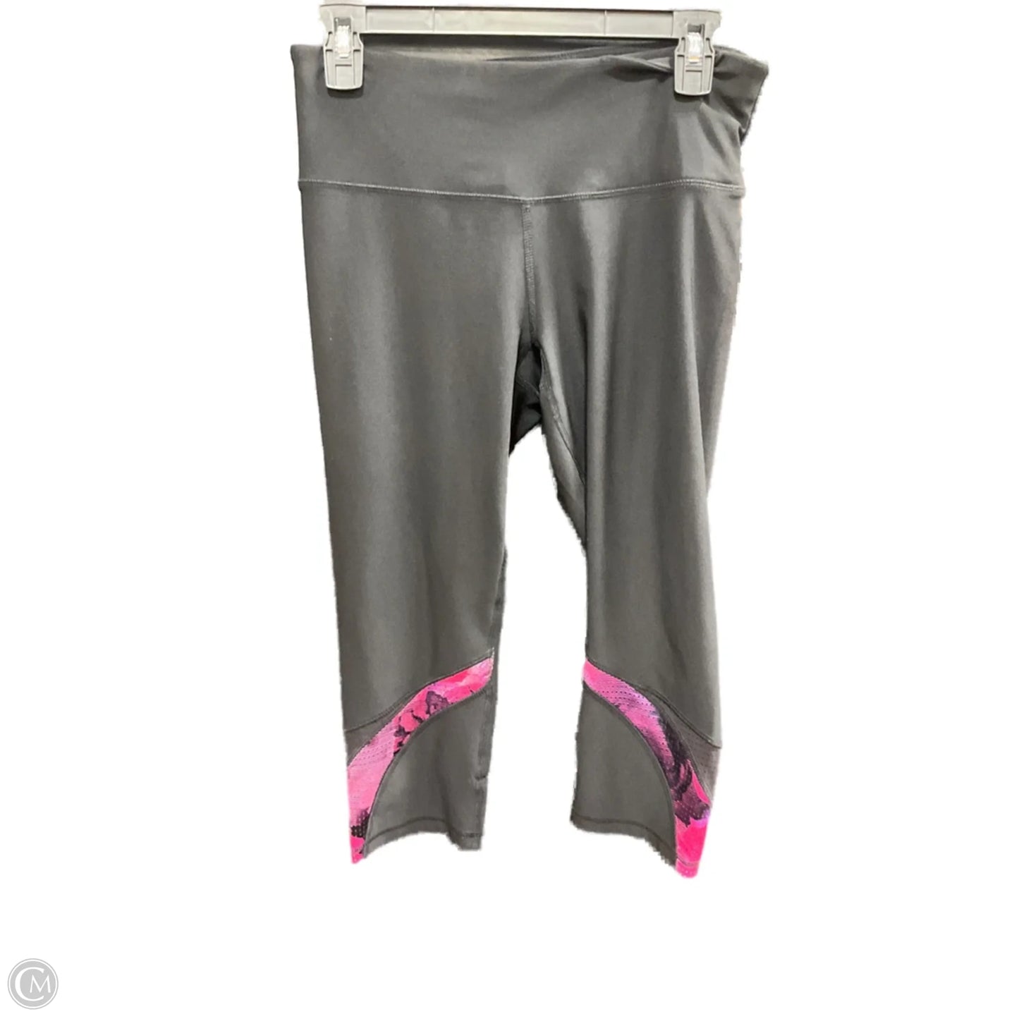 Athletic Leggings By Xersion In Black & Pink, Size: M