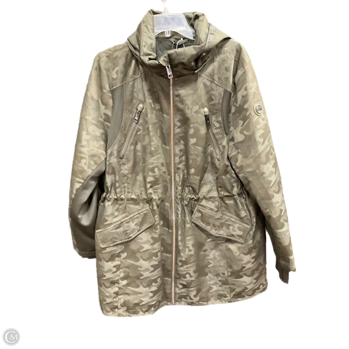 Coat Parka By Michael By Michael Kors In Camouflage Print, Size: 2x