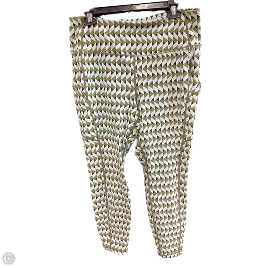 Athletic Leggings By Torrid In Blue & Green, Size: 1x