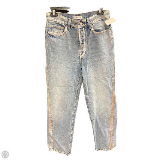Jeans Wide Leg By Mng In Blue Denim, Size: 4