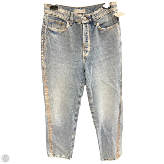 Jeans Wide Leg By Mng In Blue Denim, Size: 4