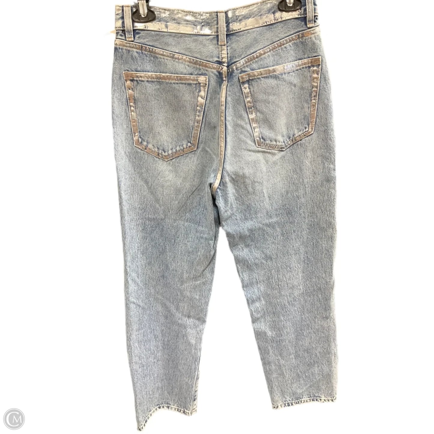 Jeans Wide Leg By Mng In Blue Denim, Size: 4