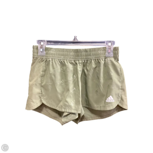 Athletic Shorts By Adidas In Green, Size: Xs