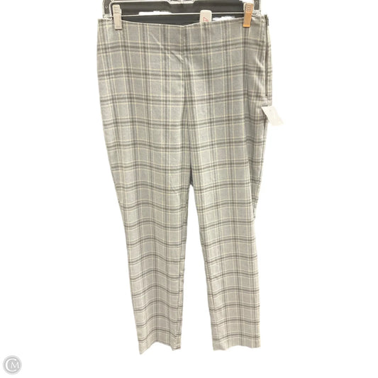 Pants Dress By Nine West In Plaid Pattern, Size: 8
