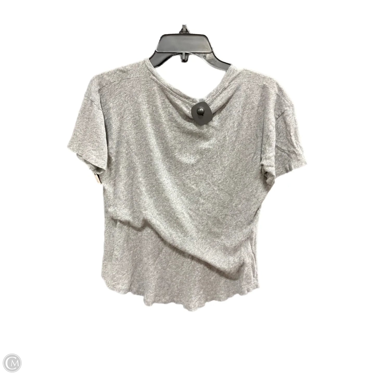 Top Short Sleeve By Madewell In Grey, Size: S
