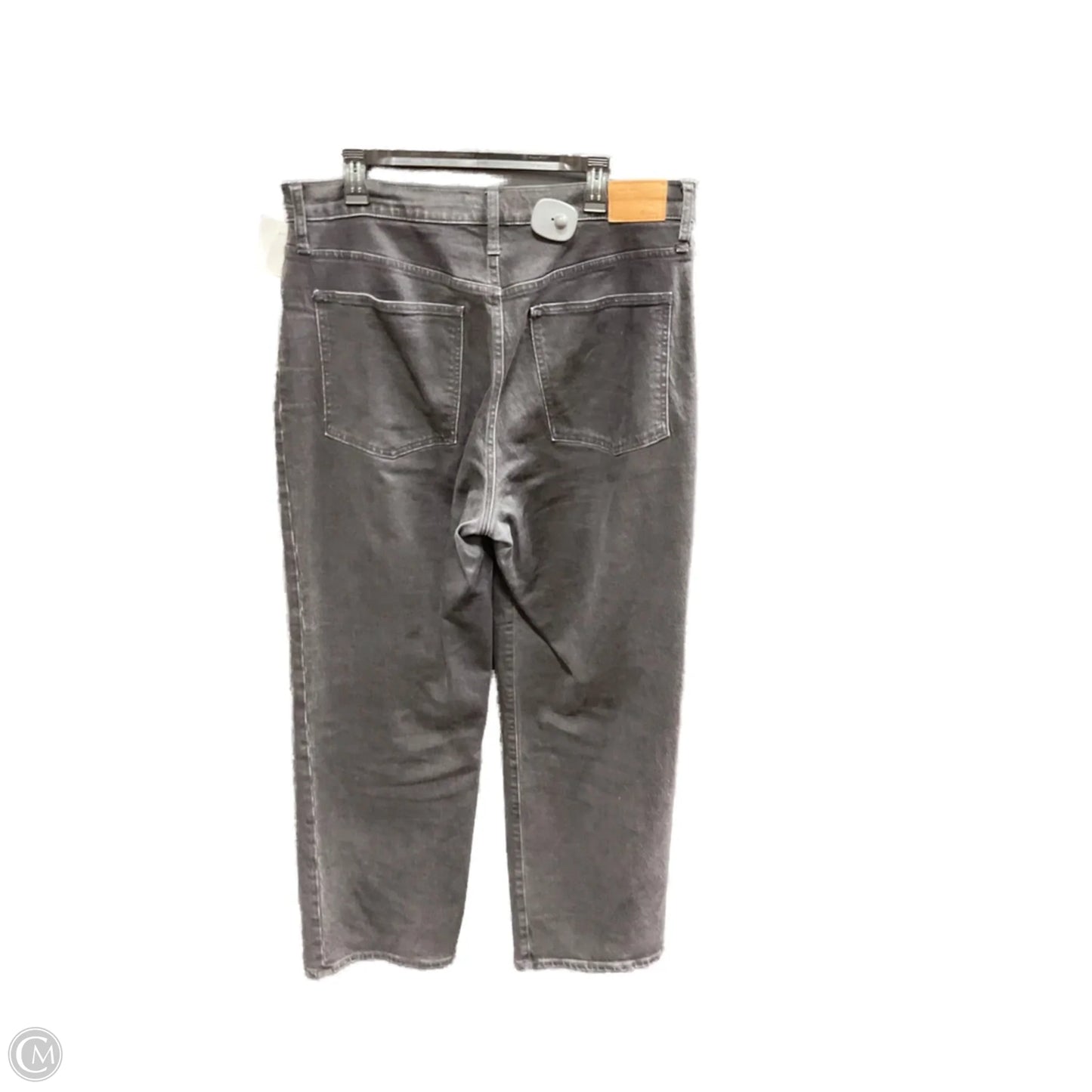 Jeans Straight By Madewell In Black Denim, Size: 14