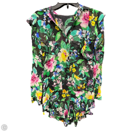 Dress Casual Short By Cma In Floral Print, Size: Xs