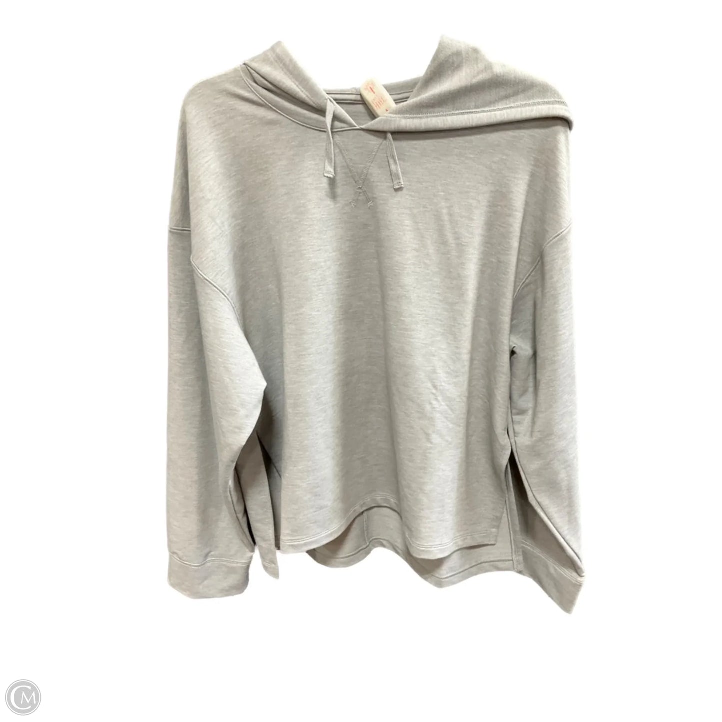 Athletic Sweatshirt Hoodie By Nike Apparel In Grey, Size: S