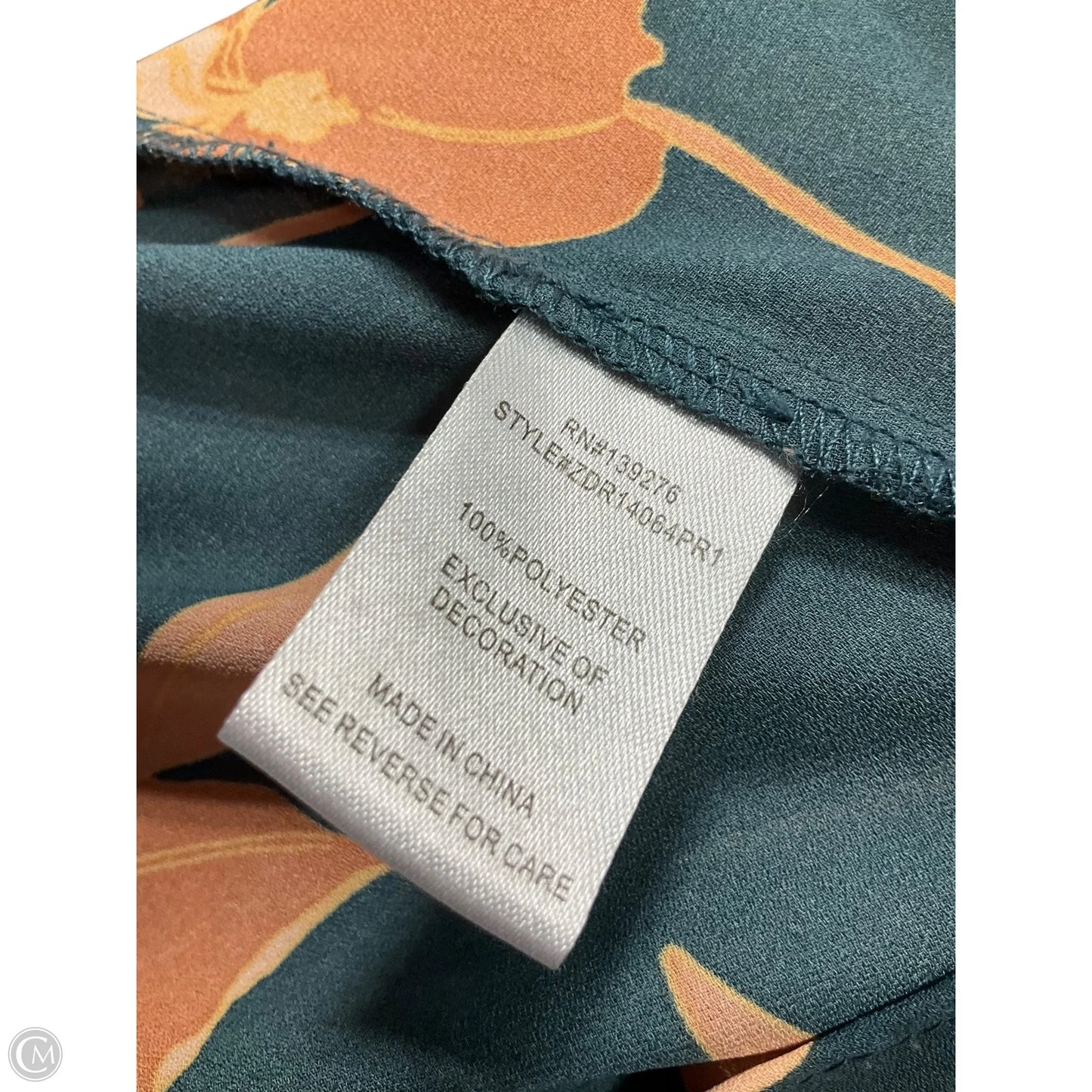 Top Long Sleeve By Dr2 In Floral Print, Size: Xl