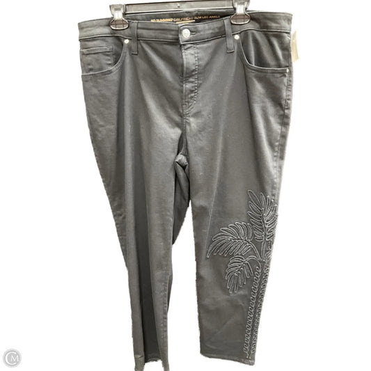 Jeans Skinny By Chicos In Black Denim, Size: Xl